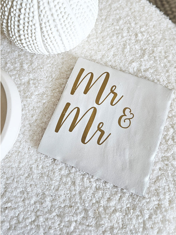 Fliese – Mr & Mrs | Keramik 10x10 cm