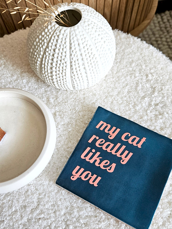 Fliese - My cat really likes you