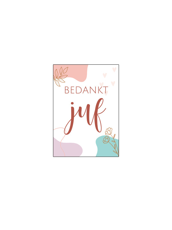Geschenkkarte Danke Lehrer A7
