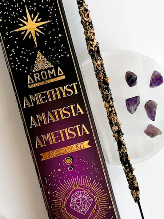 Amethyst Räucherset – Aroma Scents | Mit Edelsteinen
