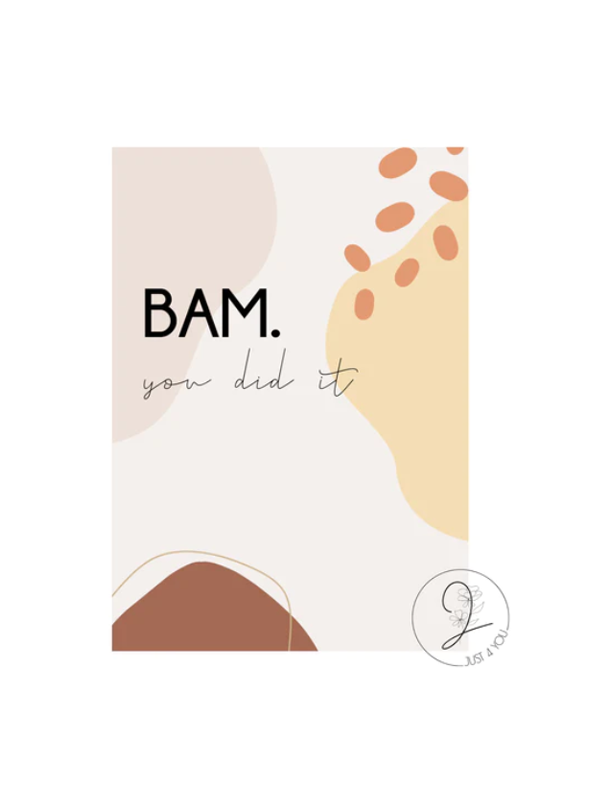 Just4You Forex-Zeichen – BAM you did it!