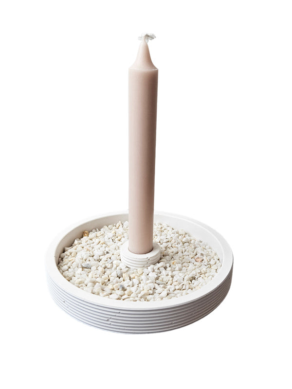 Kerzenständer Beton rund L