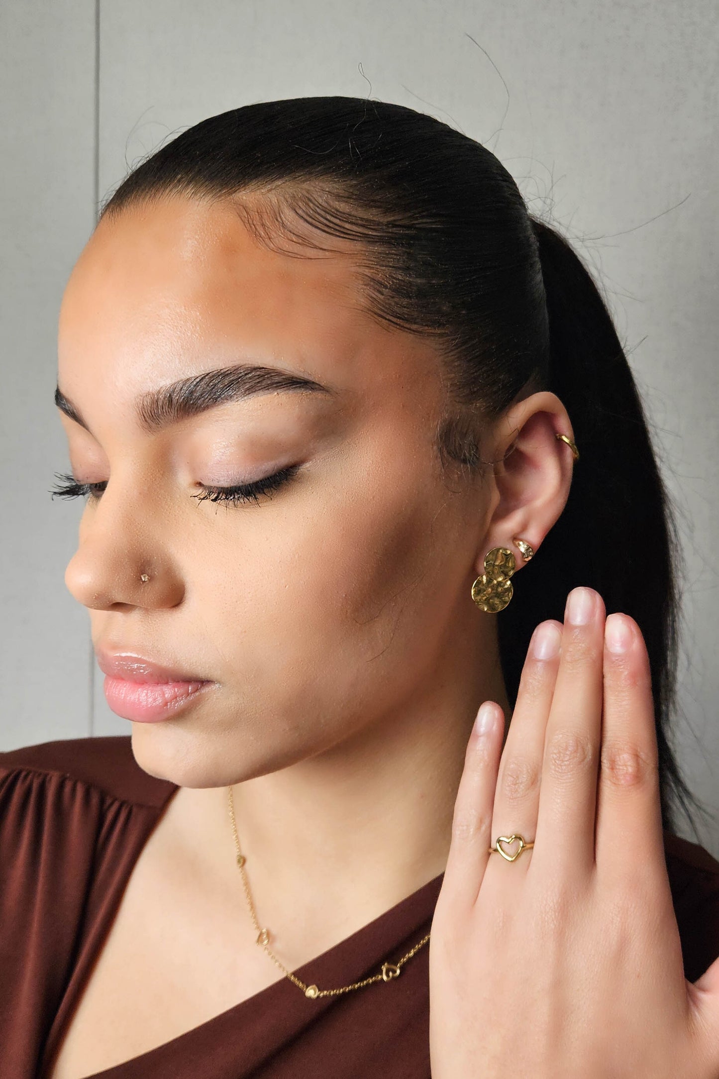 Edelstahlkette Amor gold