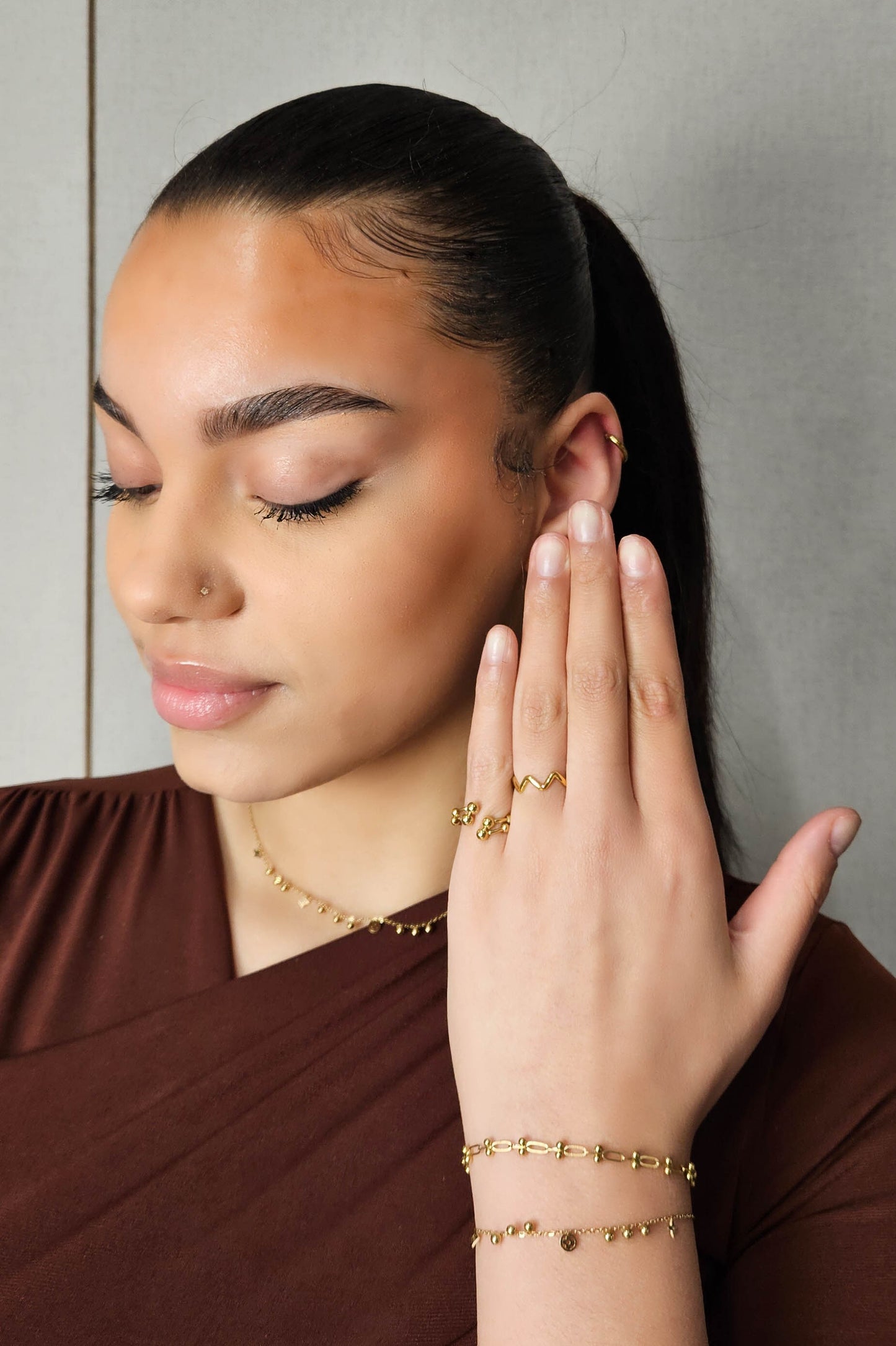 Edelstahlarmband Lovely Gold