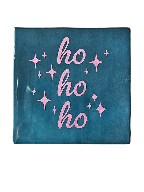 Fliese - HoHoHo (Glitzer)