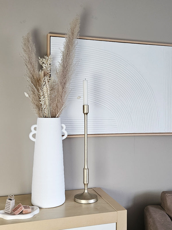 J-Line Vase Kegel Weiß