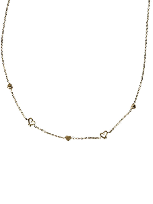 Edelstahlkette Amor gold