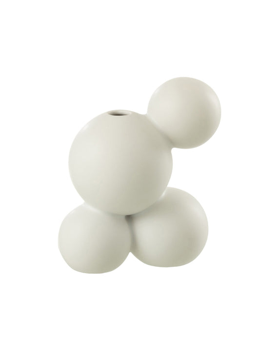 J-Line Vase Lea Weiß | 17,5 cm