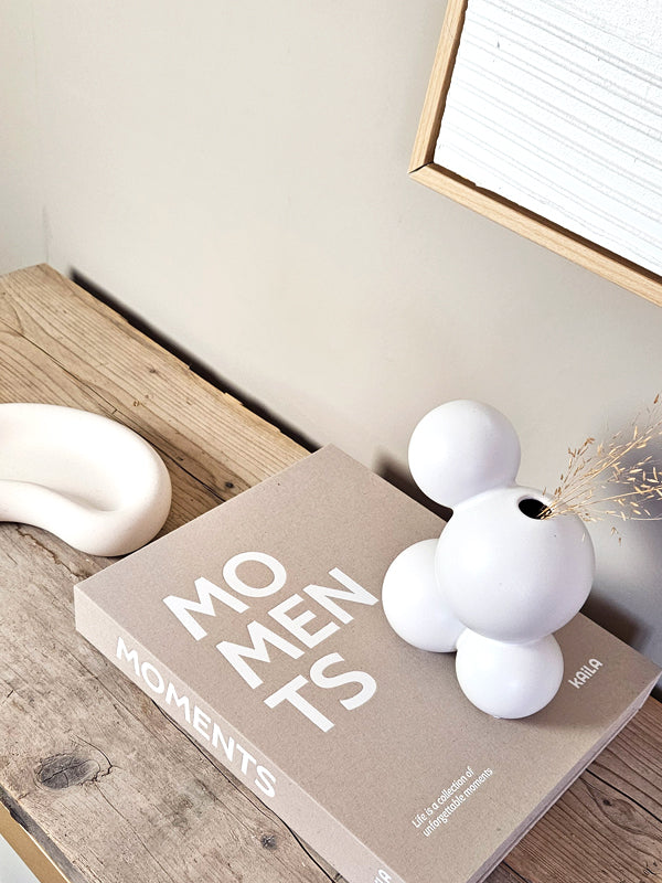 J-Line Vase Lea Weiß | 17,5 cm