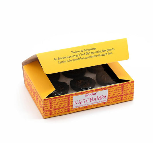 Goloka Nag Champa Sacred Smudges | 6 Räucher-Cups