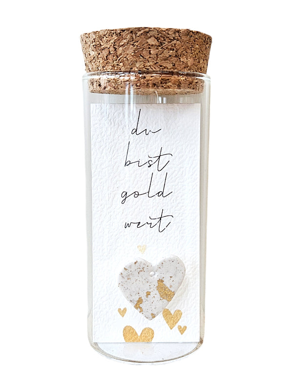Just4You Topf Herz aus Gold