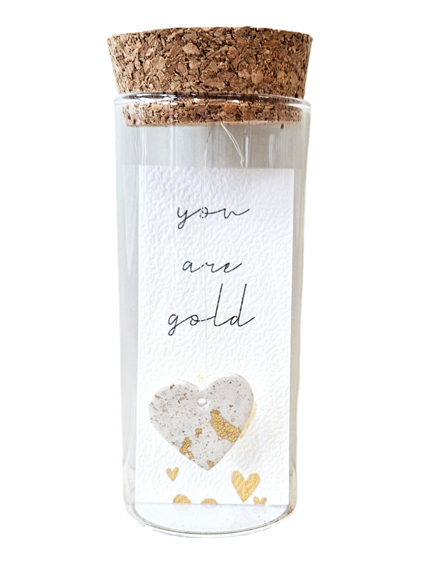 Just4You Topf Herz aus Gold