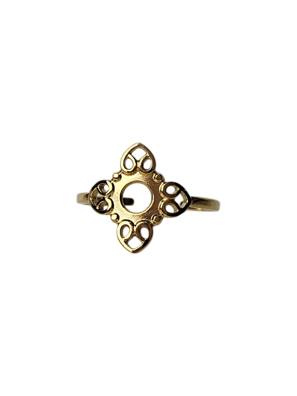 Edelstahlring Reina gold