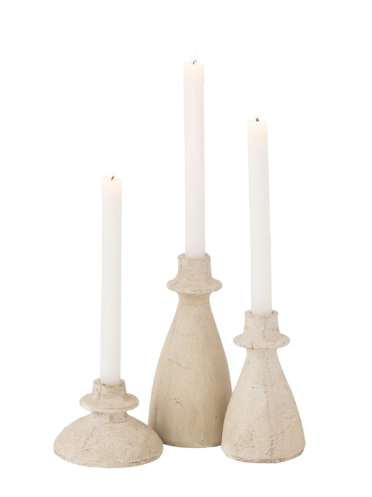 J-Line Set aus 3 Kerzenhaltern