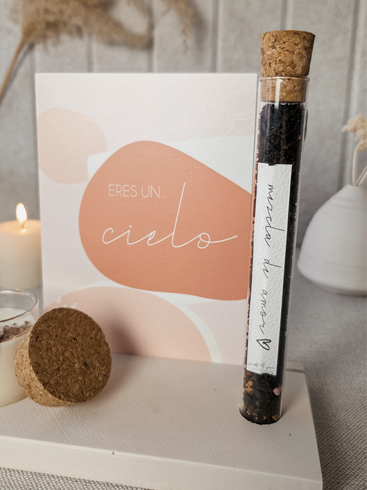 Just4You DE Glasröhrchen – Von ganzem Herzen Tee