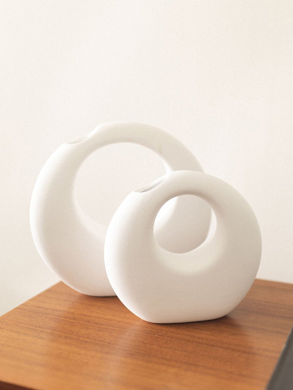 Handgefertigte Keramikvase Toquio Medium