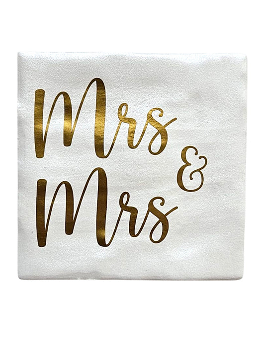 Fliese – Mr & Mrs | Keramik 10x10 cm