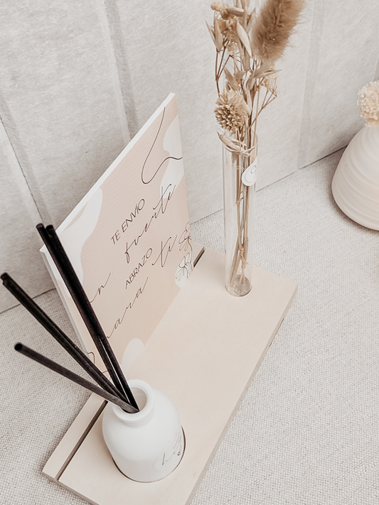 Just4You Glasröhrchen – natürliche Trockenblumen