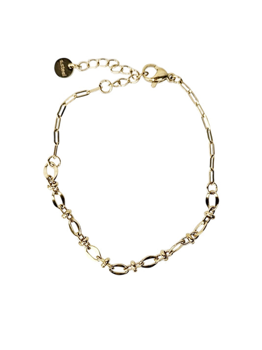 Edelstahlarmband "Multi Chains" gold