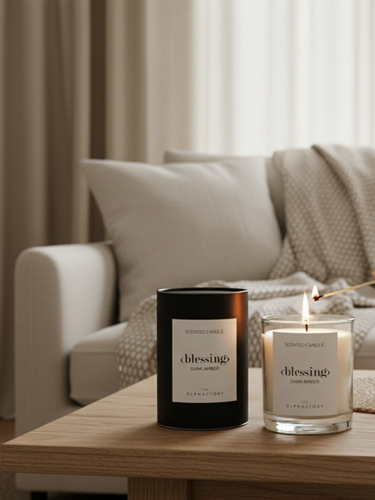 Duftkerze Dark Amber | #Blessing by The Olphactory