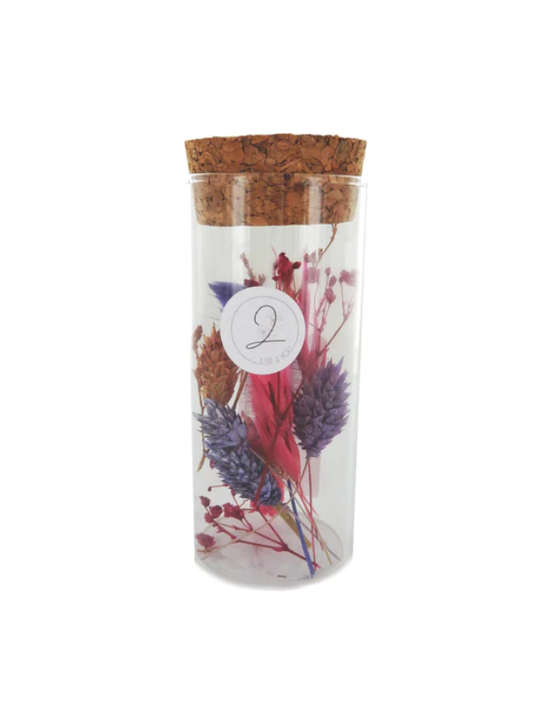 Just4You Topf mit getrockneten Blumen Farbe