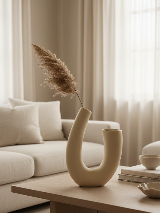 Handgefertigte Keramikvase Chicago