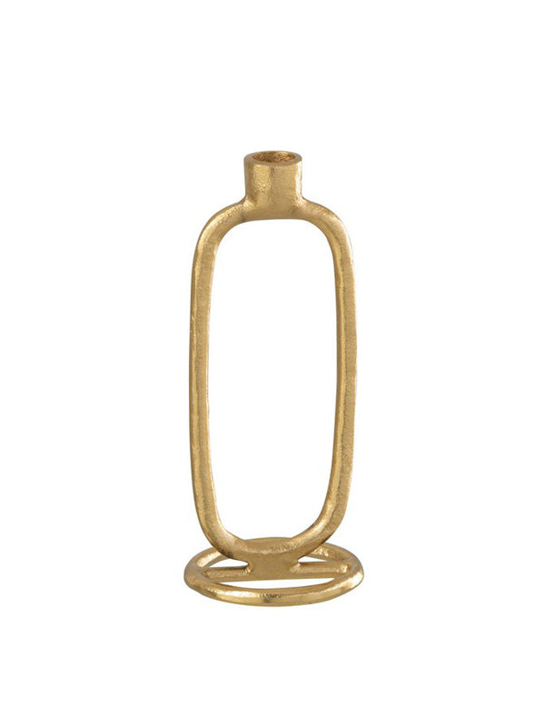 J-Line Kerzenständer oval gold