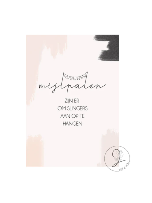 Just4You Forex-Zeichen – Mijlpalen slingers