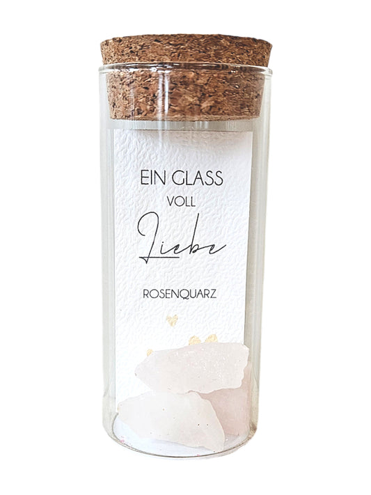 Just4You Topf der Liebe - Rosenquarz