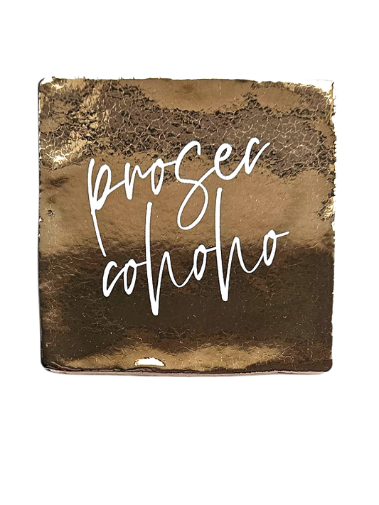 Fliese „proseccohoho“ - Gold