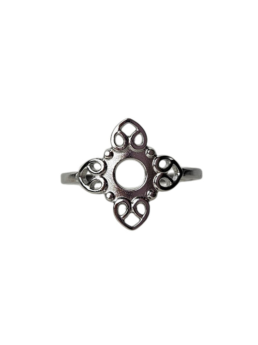 Edelstahlring Reina silber