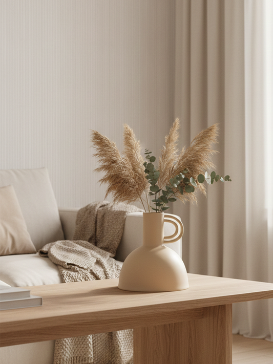 J-Line Vase Renaissance | beige ceramic