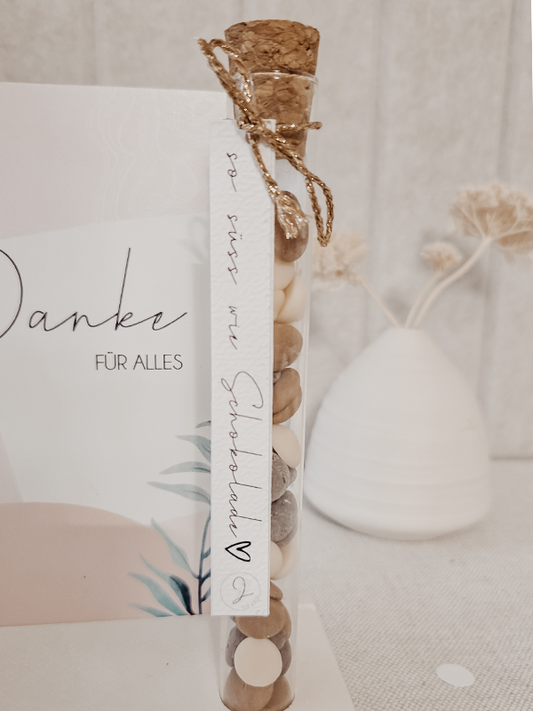 Just4You DE Glasröhrchen – So süss wie Schokolade