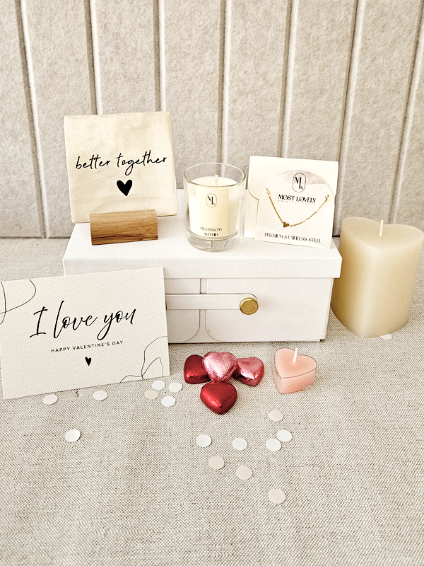 Valentinstag-Geschenkbox L | Luxuriöses Valentinstag-Geschenk