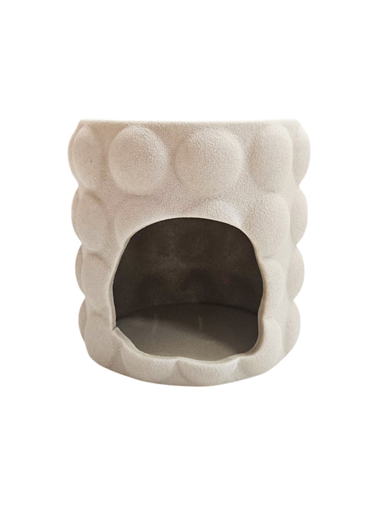 Schmelzfeuer Bubble - Keramik taupe