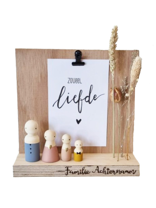 Workshop Familie auf Holz