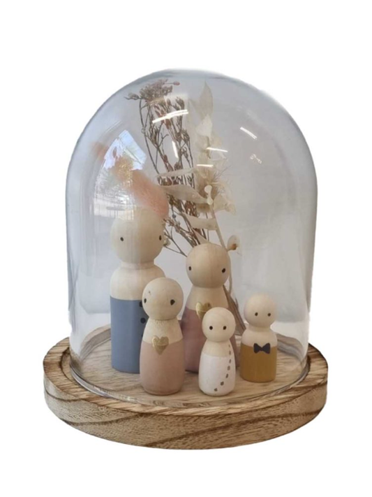 Workshop familie in der Glasglocke